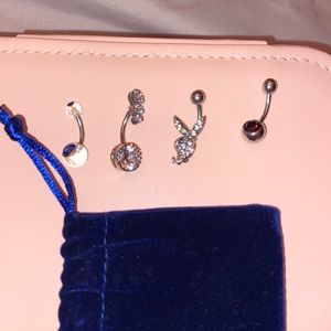 4 Belly Ring Jewelry